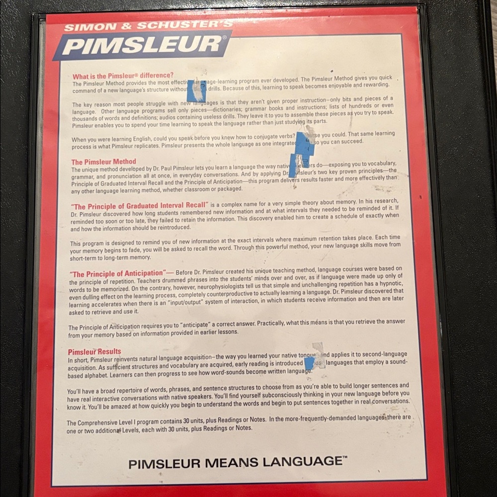 Italian IV Language Course Binder - Picture 7 of 10
